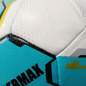 М'яч футбольний Soccer MAX Hyper Seem бірюзовий, №5 (SNS00495) - Фото №2