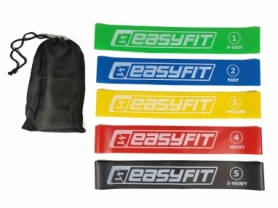 Набор резинок для фитнеса EasyFit, 5 шт. (EF-1813)