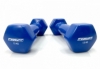 Гантель для фитнеса виниловая EasyFit синяя, 1.5 кг (EF-0015-BL) - Фото №2