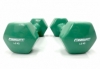 Гантель для фитнеса виниловая EasyFit зеленая, 4 кг (EF-0040-G) - Фото №2