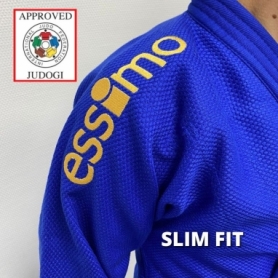 Кимоно для дзюдо Essimo Gold IJF Slim Fit синее - Фото №4