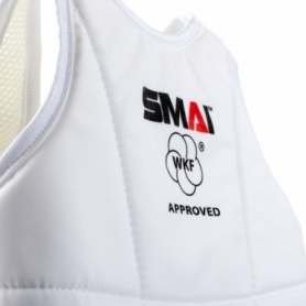 Защита корпуса для карате SMAI WKF белая (BP) - Фото №4
