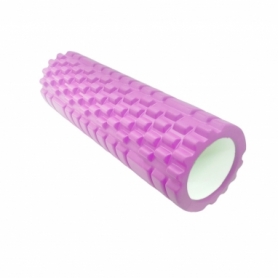 Валик масажний Relax світлофіолетовий, 45 см (EVAJD2-45-purple-)