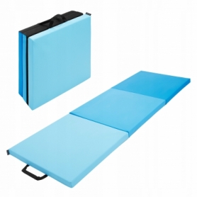 Мат гімнастичний складний 4FIZJO Blue, 180x60x5 см (4FJ0570)