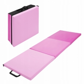 Мат гімнастичний складний 4FIZJO Pink/Light Pink, 180x60x5 см (4FJ0572)