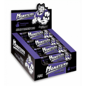 Батончики Monsters Strong Max, 80 г, x 20шт French Plum (100-43-7717838-20)