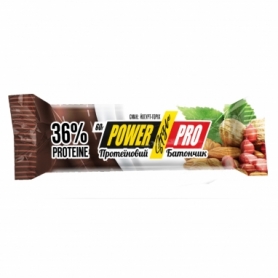 Батончики Power Pro Protein Bar Nutella 36%, 20x60 г, Yogurt Nut (100-61-2704107-20)