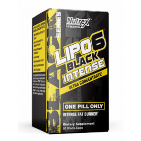 Жироспалювач Nutrex Lipo 6 Black Intense, 60 caps (100-66-4072068-20)