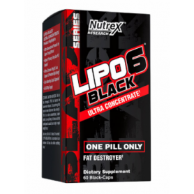 Жироспалювач Nutrex Lipo 6 Black Ultra Concentrate, 60 caps (100-29-8655408-20)