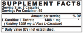 L-карнитин Nutrex Lipo 6 Carnitine, 120 caps (100-60-6449309-20) - Фото №2