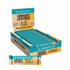 Батончики Myprotein Crispy Layered, 12x58g White Chocolate Peanut (100-97-1247238-20)