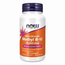 Вітаміни та мінерали Now Foods Methyl B-12 10000mcg, 60 lozenges (100-99-7519639-20)