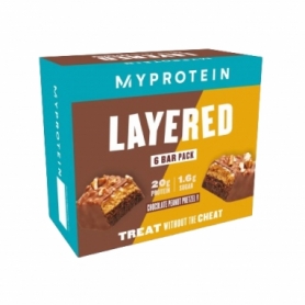 Батончики Myprotein Layered Bar, 12x60 г, Chocolate Peanut Pretzel (2022-09-0708)