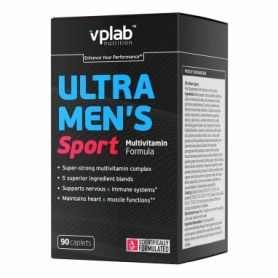 Вітаміни та мінерали VPLab Ultra Men's Sport Multivitamin, 90 caps (2022-10-0276)
