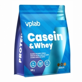 Протеїн VPLab Casein & Whey, 500 г, Chocolate (2022-10-0479)