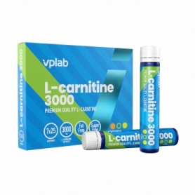 L-карнитин VPLab L-Carnitine 3000, 7x25 мл, Citrus (2022-10-0494)