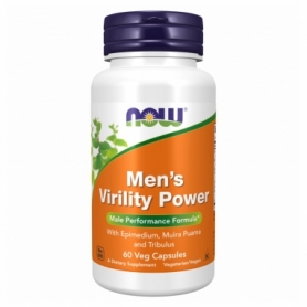 Вітаміни та мінерали Now Foods Men's Virility Power, 60 vcaps (2022-10-0982)