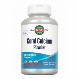 Вітаміни та мінерали KAL Coral Calcium Powder 1000 мг, 8oz (2022-10-1003)