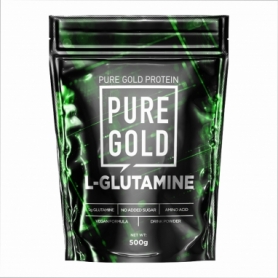 Амінокислоти Pure Gold 100% Glutamine, 500 г, Mango (2022-10-2051)