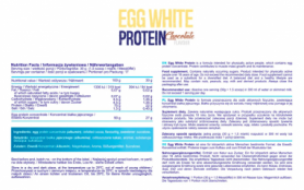 Протеїн Allnutrition Egg White Protein, 510 г, Chocolate (100-67-4707466-20) - Фото №2