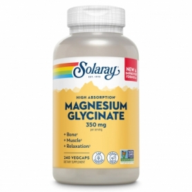 Вітаміни та мінерали Solaray Magnesium Glycinate 350 мг, 240 vcaps (2022-10-2451)