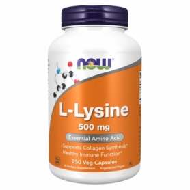 Амінокислоти Now Foods Lysine 500 мг, 250 vcaps (2022-10-2697)
