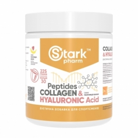 Колаген Stark Pharm Collagen Peptides & Hyaluronic Acid, 225g Strawberry Banana (2022-10-1512)