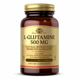 Амінокислоти Solgar L-Glutamine 500 мг, 100 vcaps (2022-10-1531)