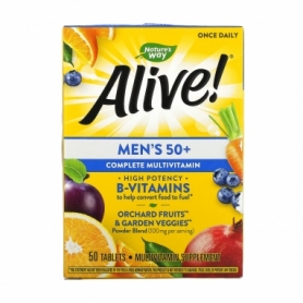 Вітаміни та мінерали Nature's Way Men's 50+ Complete Multivitamin, 50 tabs (2022-10-1714)