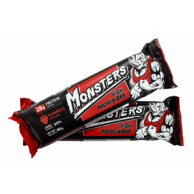 Батончик Monsters Strong Max, 80 г, Strawberry (100-57-8124361-20)