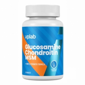 Для суглобів та зв'язок VPLab Glucosamine Chondroitin MSM, 90 tabs (2022-10-0270)