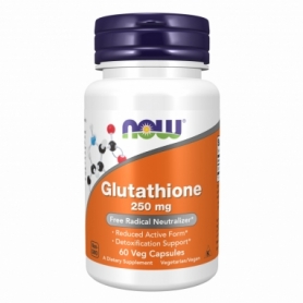 Амінокислоти Now Foods Glutathione 250 мг, 60 vcaps (2022-10-2544)