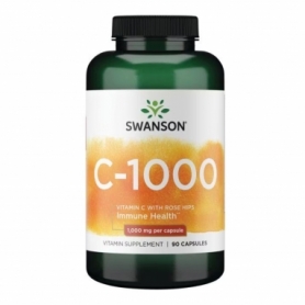 Вітаміни та мінерали Swanson Vitamin C 1000 мг, 90 caps (2022-10-1809)
