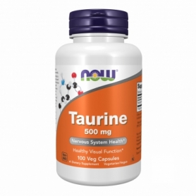 Амінокислоти Now Foods TAURINE 500 мг, 100 caps (2022-09-1174)