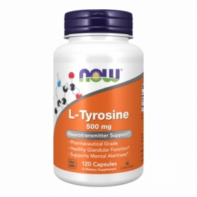 Амінокислоти Now Foods L-TYROSINE 500 мг, 120 caps (2022-09-1177)