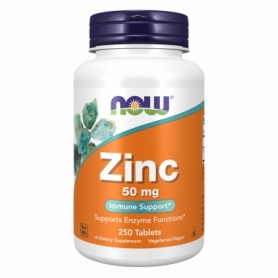 Вітаміни та мінерали Now Foods Zinc Gluconate 50 мг, 250 tabs (2022-10-0045)