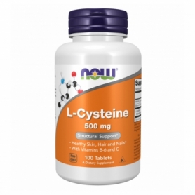 Амінокислоти Now Foods Cysteine 500 мг, 100 tabs (2022-10-0649)