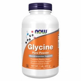 Амінокислоти Now Foods Glycine Pure Powder, 454g (1lb) (2022-10-0657)