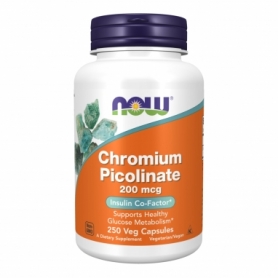 Вітаміни та мінерали Now Foods Chromium Picolinate 200 mcg, 250 caps (100-30-4892555-20)