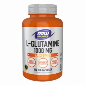 Амінокислоти Now Foods L-Glutamine 1000 мг, 120 vcaps (2022-10-2543)
