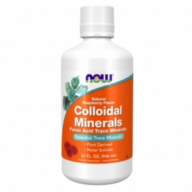 Вітаміни та мінерали Now Foods Colloidal Minerals Raspberry, 32oz (2022-10-2581)