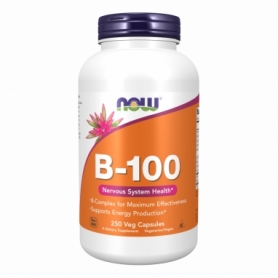 Вітаміни та мінерали Now Foods B-100, 250 vcaps (2022-10-1414)
