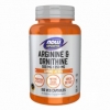 Амінокислоти Now Foods Arginine/Ornithine, 100 vcaps (2022-10-1445)