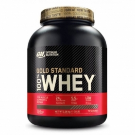 Протеїн Optimum Nutrition Gold Standard 100% Whey, 2273g Rich Chocolate, Peanut Butter (EU) (100-38-0889158-20)