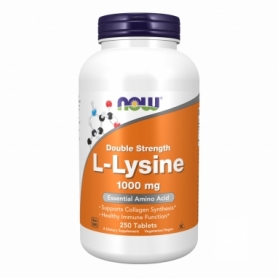 Амінокислоти Now Foods L-Lysine 1000 мг, 250 tabs (2022-09-1172)