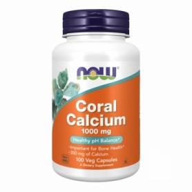 Вітаміни та мінерали Now Foods Coral Calcium 1000 мг, 100 vcaps (2022-10-0024)