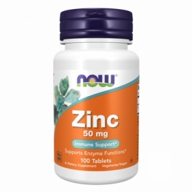 Вітаміни та мінерали Now Foods Zinc Gluconate 50 мг, 100 tabs (2022-10-0044)