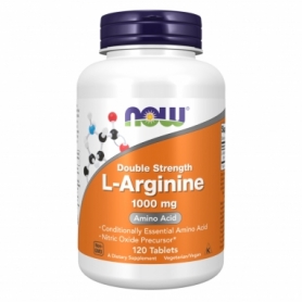 Амінокислоти Now Foods L-Arginine 1000 мг, 120 tabs (2022-10-0647)