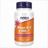 Вітаміни та мінерали Now Foods MEGA D-3 & MK-7, 120 vcaps (2022-10-2058)