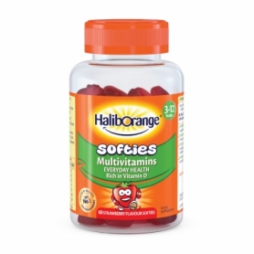Вітаміни та мінерали Haliborange Softies Multivitamins, 60 softgels Strawberry (2023-10-2068)